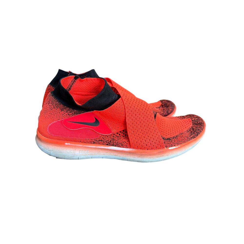 ⭐️ Men’s Nike Free Run Motion Fly Knit Size Athletic Shoes 11.5 Red Running